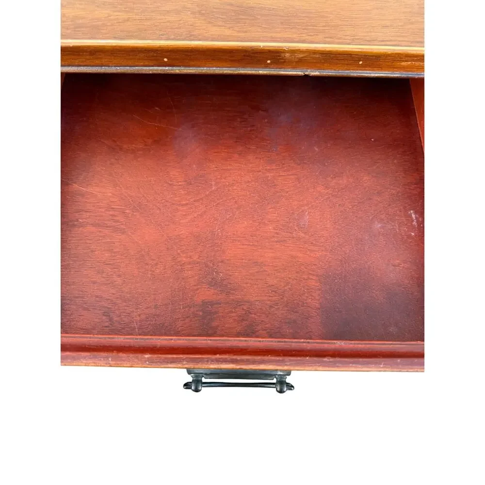 VTG Mersman Mid Century Mahogany federal period Console Table w drawer Antique